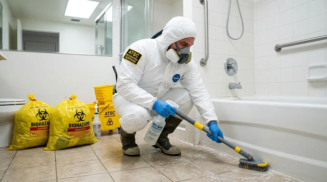 Decontamination equipment deployed for Blood Cleanup in Sky Lake